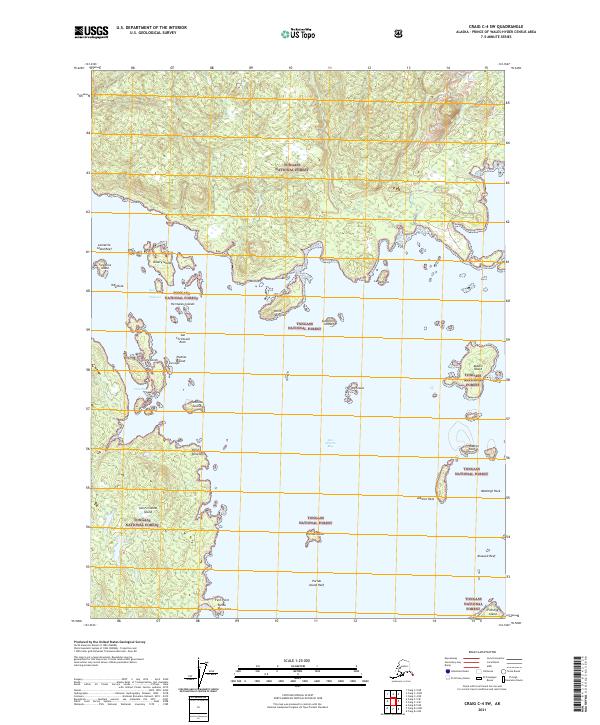Craig C-4 SW 2021 topographic map thumbnail