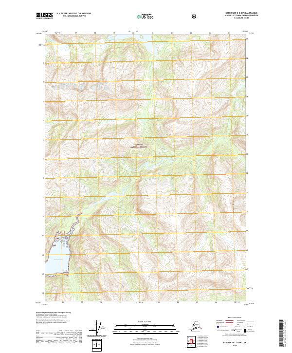Ketchikan C-2 NW topographic map thumbnail