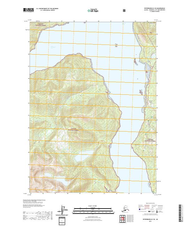 Petersburg B-2 SE topographic map thumbnail