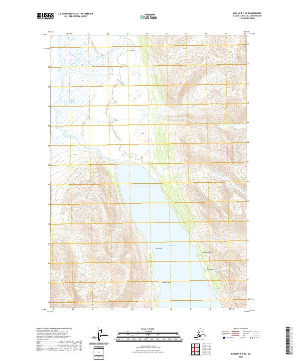 Karluk B-1 NE topographic map thumbnail