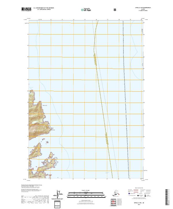 Sitka A-3 NE topographic map thumbnail