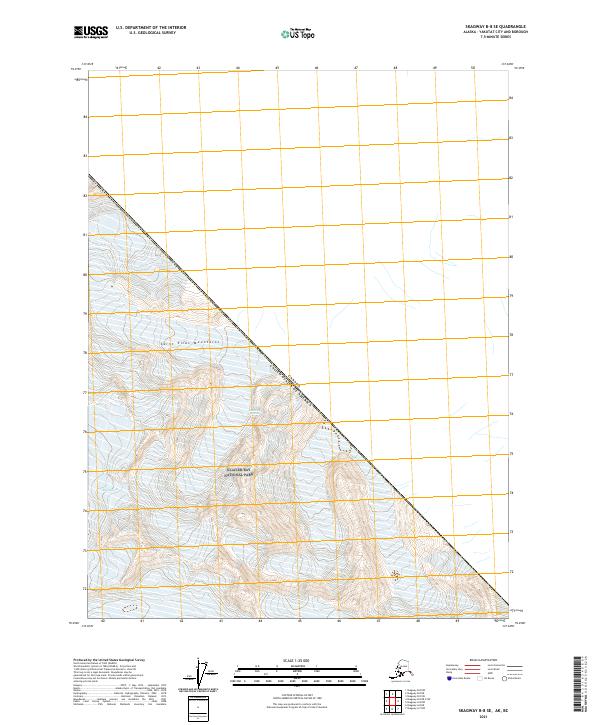 Skagway B-8 SE topographic map thumbnail