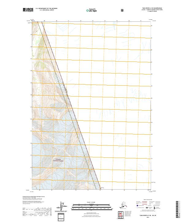 Taku River A-4 SE topographic map thumbnail