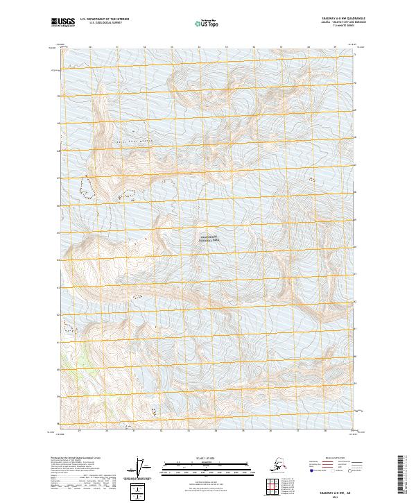 Skagway A-8 NW topographic map thumbnail