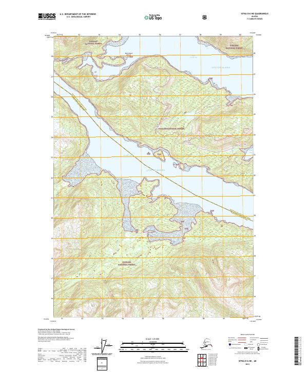 Sitka D-6 NE topographic map thumbnail