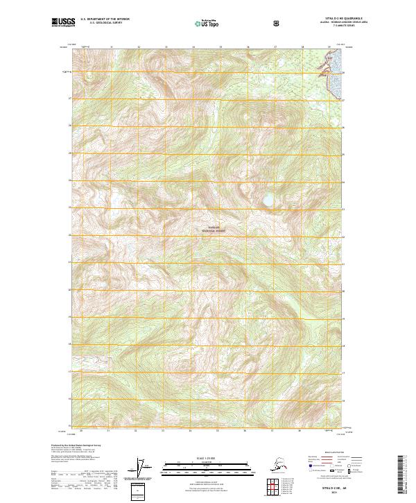 Sitka D-2 NE 2021 topographic map thumbnail