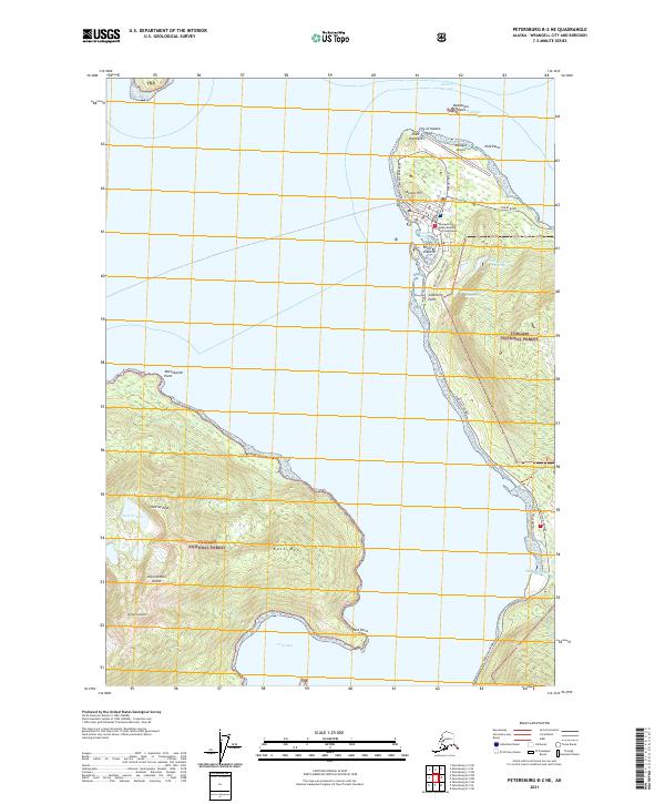 Petersburg B-2 NE topographic map thumbnail