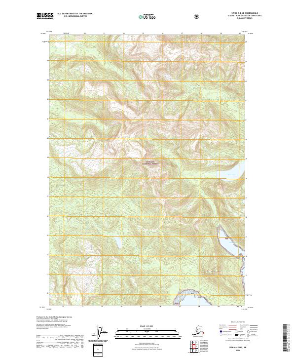 Sitka A-2 NE 2021 topographic map thumbnail
