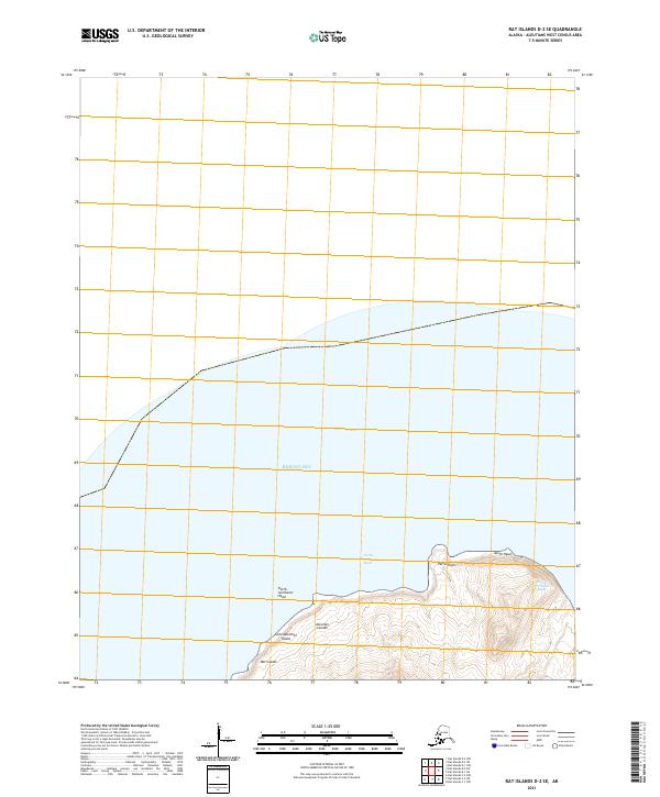 Rat Islands D-2 SE topographic map thumbnail