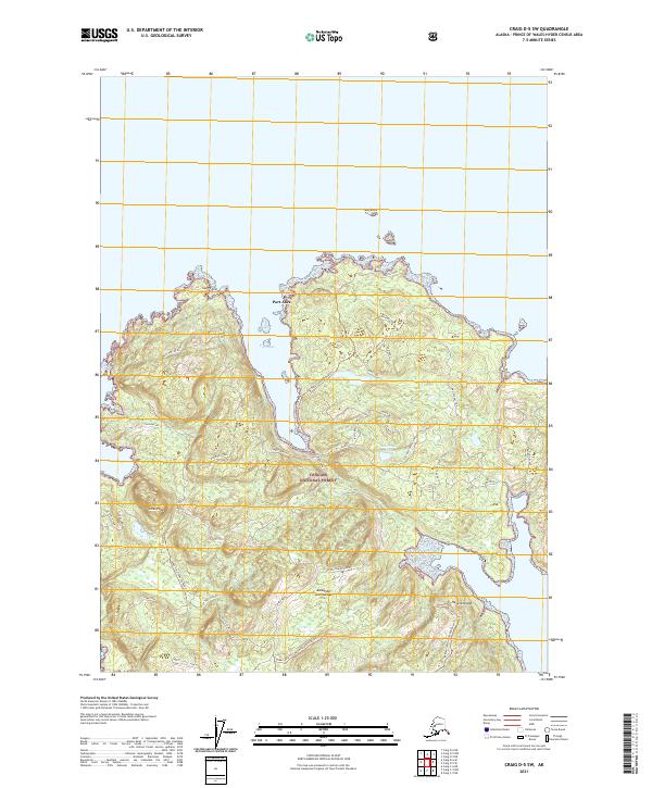 Craig D-5 SW topographic map thumbnail