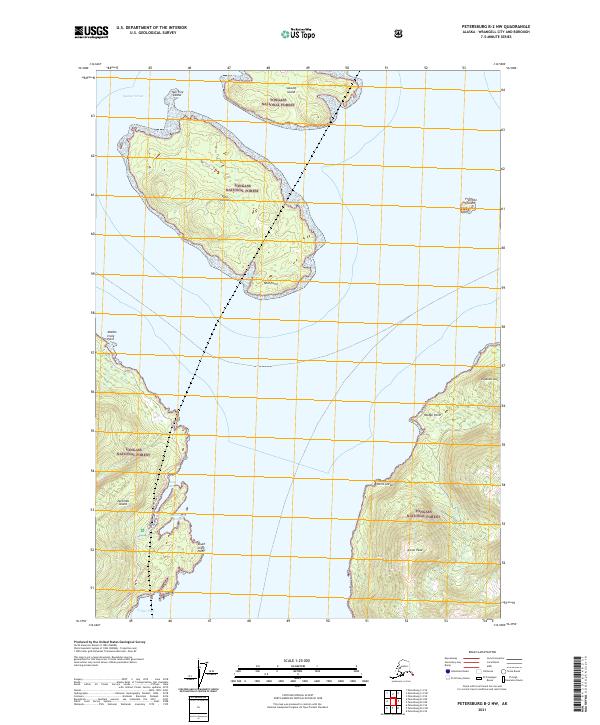 Petersburg B-2 NW topographic map thumbnail