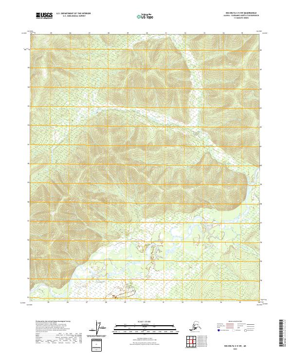 Big Delta C-5 SW 2021 topographic map thumbnail