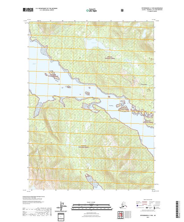 Petersburg A-1 NW topographic map thumbnail