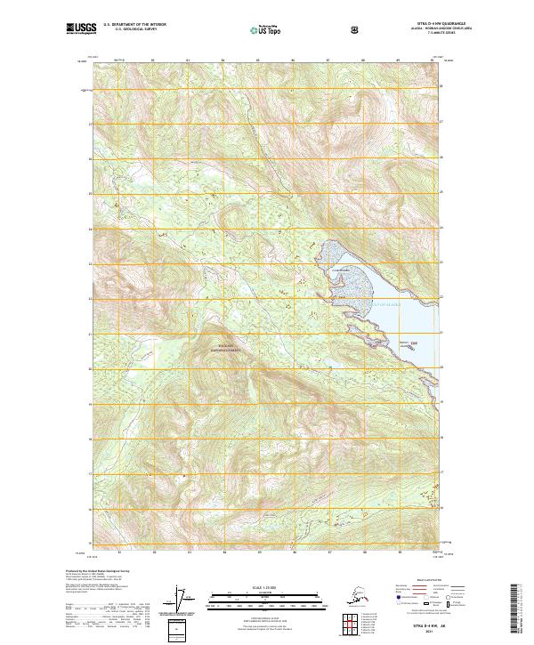 Sitka D-4 NW topographic map thumbnail