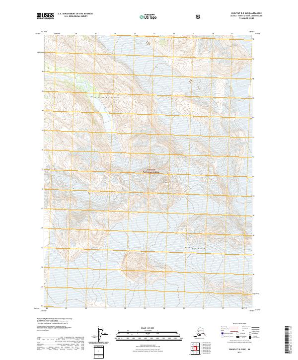 Yakutat B-2 NW topographic map thumbnail