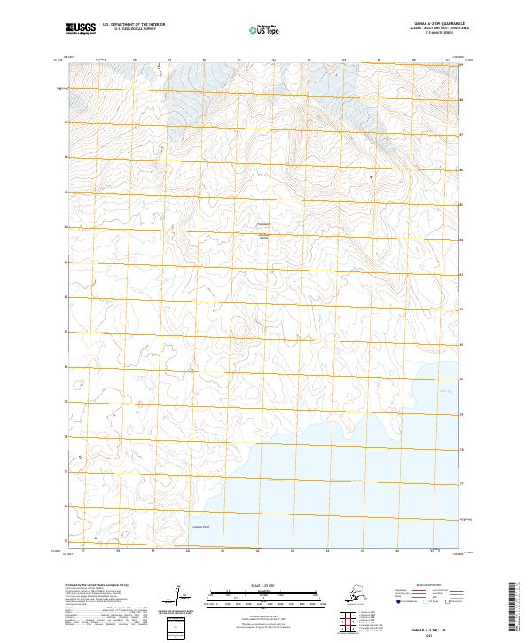 Umnak A-2 SW topographic map thumbnail