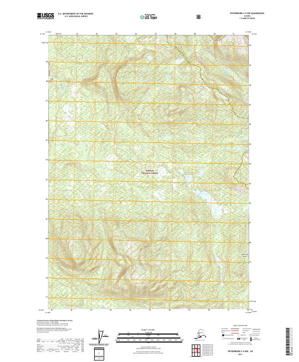 Petersburg C-5 NW topographic map thumbnail