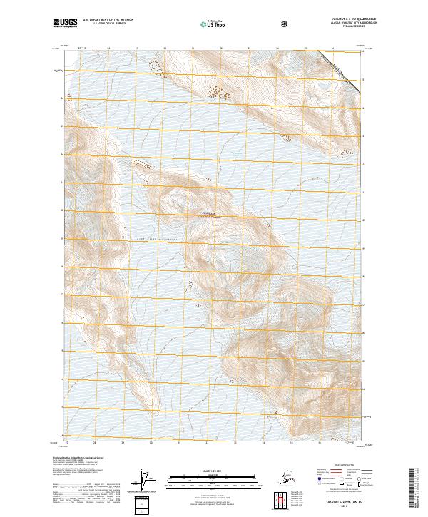 Yakutat C-2 NW topographic map thumbnail