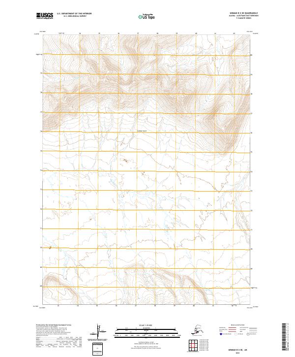 Unimak D-2 SE topographic map thumbnail