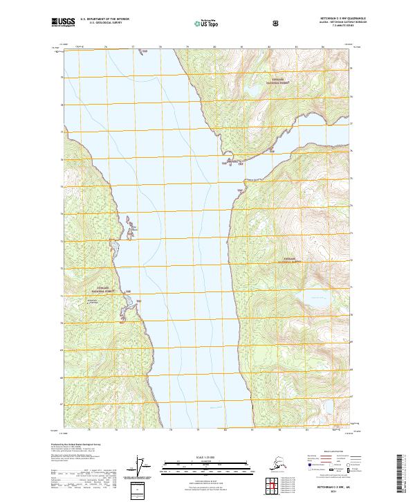 Ketchikan C-3 NW topographic map thumbnail