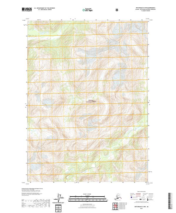 Ketchikan D-2 NW topographic map thumbnail