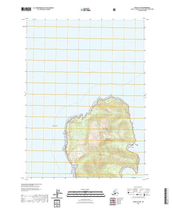 Craig D-6 NW topographic map thumbnail