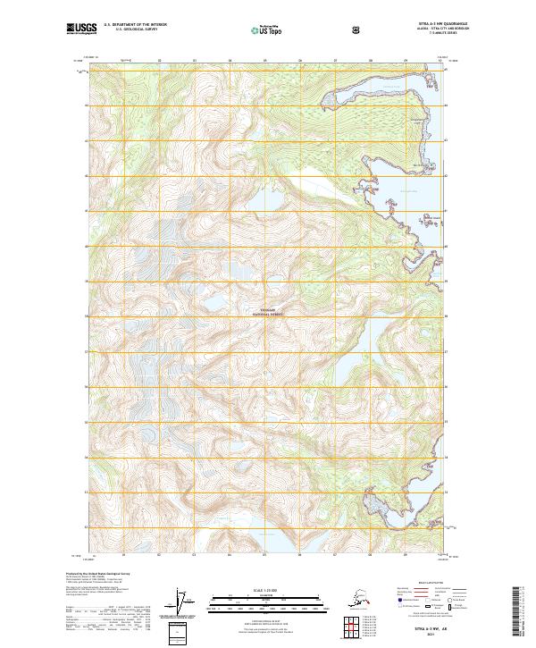 Sitka A-3 NW 2021 topographic map thumbnail