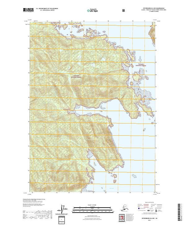 Petersburg B-6 NW topographic map thumbnail
