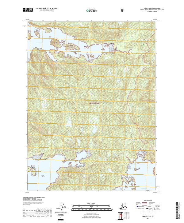 Craig B-3 SW 2021 topographic map thumbnail