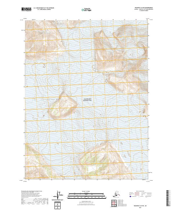 Skagway A-8 SW topographic map thumbnail