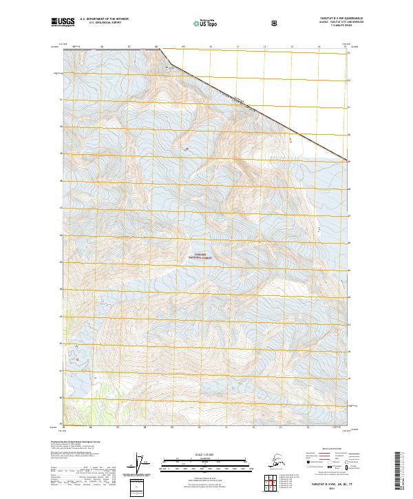 Yakutat D-3 NW topographic map thumbnail