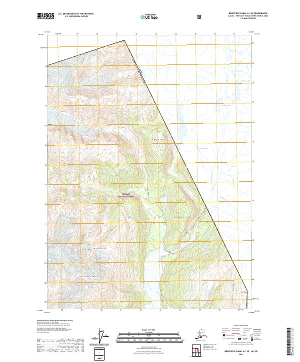 Bradfield Canal A-1 SE topographic map thumbnail