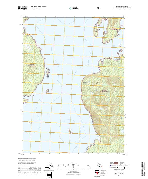 Craig D-1 NE topographic map thumbnail