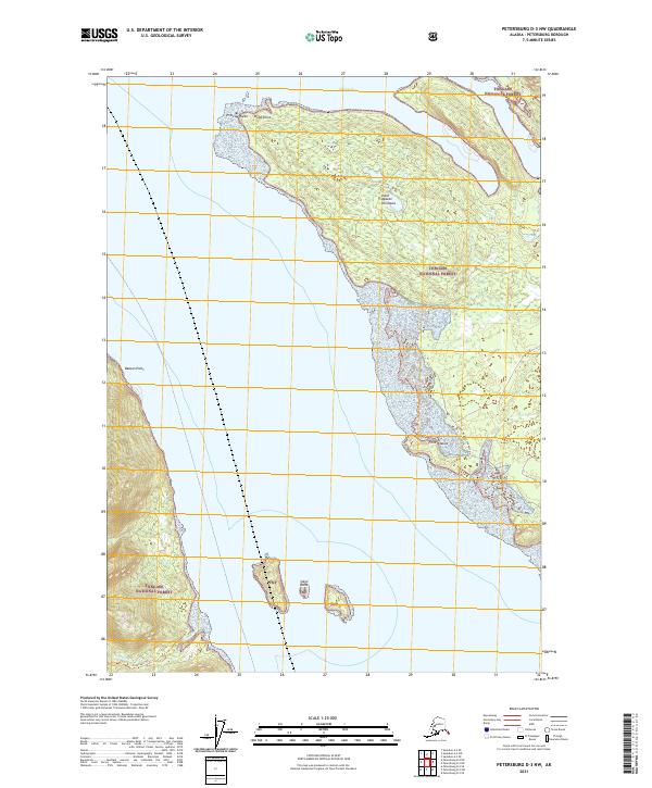 Petersburg D-3 NW 2021 topographic map thumbnail