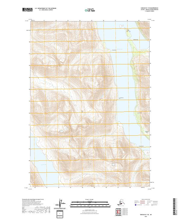 Karluk B-1 SE 2021 topographic map thumbnail