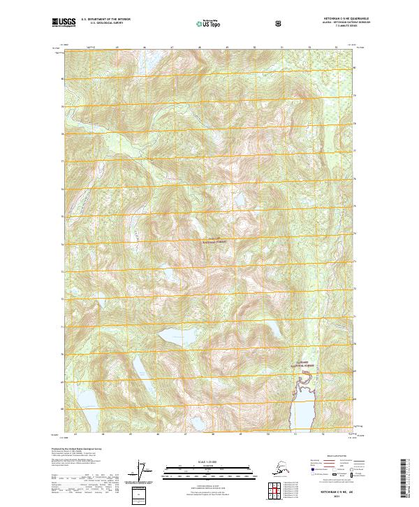 Ketchikan C-5 NE topographic map thumbnail