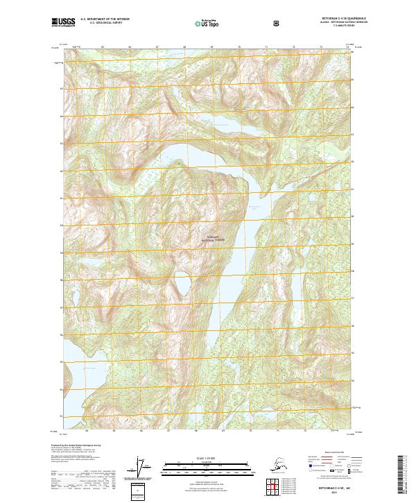 Ketchikan C-4 SE topographic map thumbnail