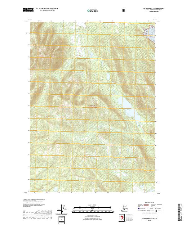 Petersburg C-4 SW topographic map thumbnail