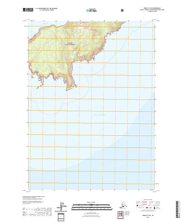 Craig D-7 SW topographic map thumbnail