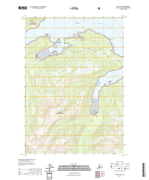 Sitka B-4 NW 2021 topographic map thumbnail