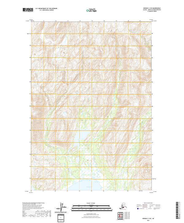 Kodiak C-3 SE topographic map thumbnail