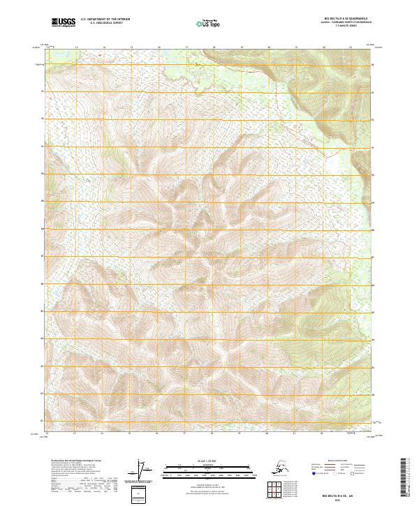 Big Delta D-6 SE 2021 topographic map thumbnail