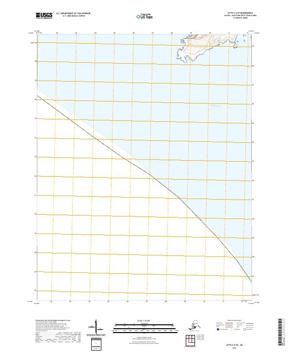 Attu C-5 SE topographic map thumbnail