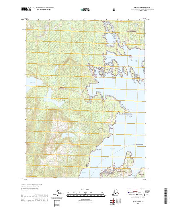 Craig C-2 SW 2021 topographic map thumbnail