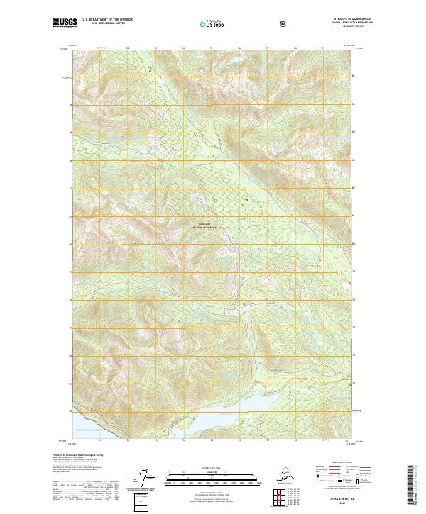 Sitka C-4 SE topographic map thumbnail