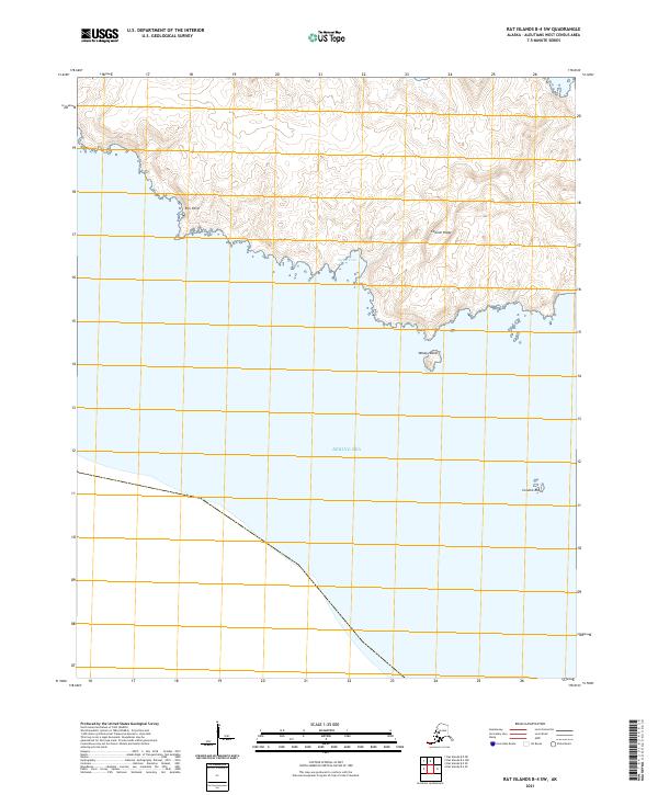 Rat Islands B-4 SW topographic map thumbnail