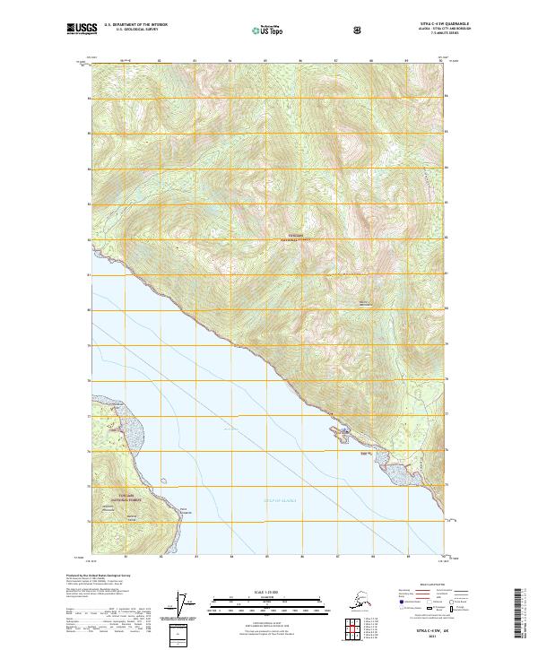 Sitka C-4 SW topographic map thumbnail