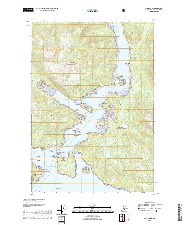 Sitka B-5 NW 2021 topographic map thumbnail