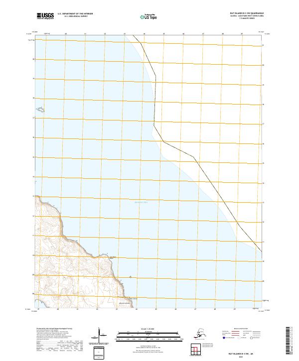 Rat Islands B-3 SW topographic map thumbnail