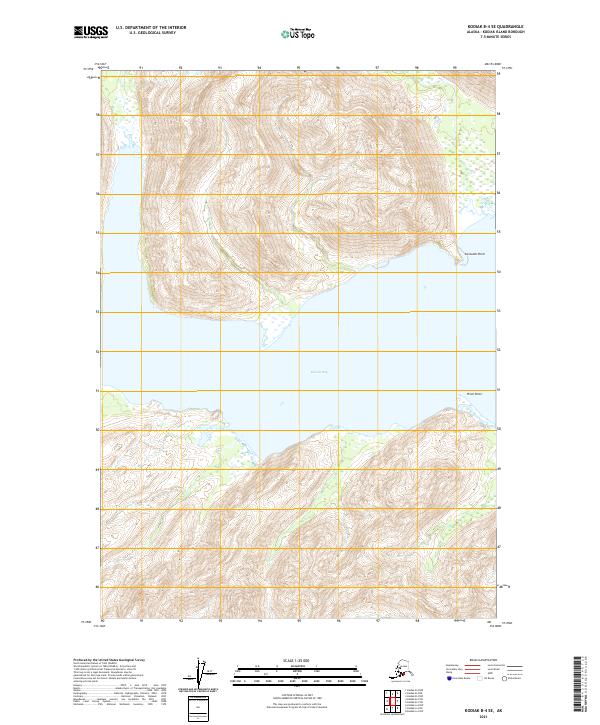 Kodiak B-4 SE topographic map thumbnail